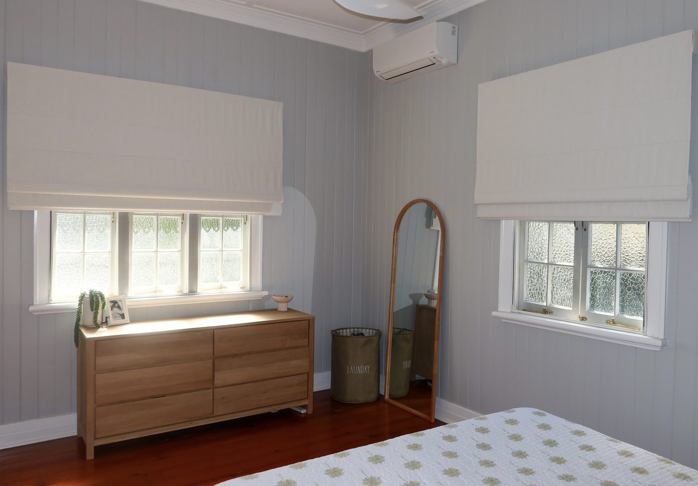 Roller blinds in a modern Queensland home