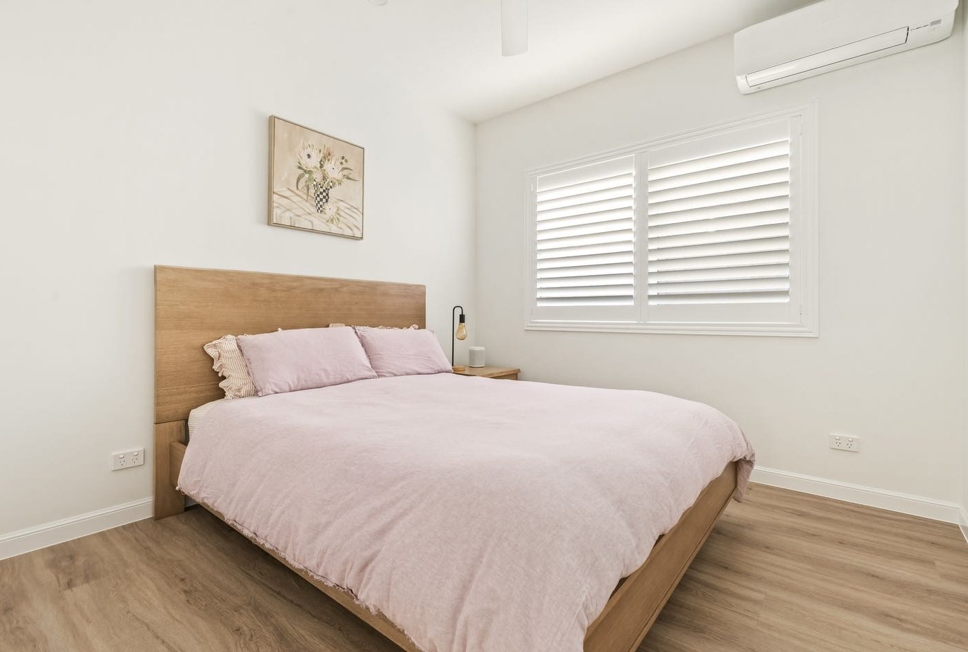Plantation shutters installed in a Brisbane home